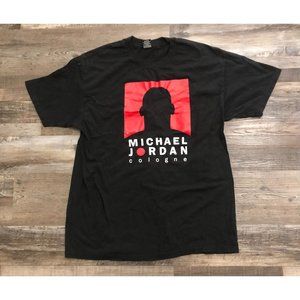 Vintage Michael Jordan Cologne Black Promo T Shirt OFSA Mens XL